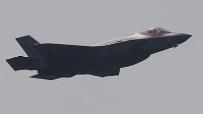A Lockheed Martin F-35 is seen, (AP )