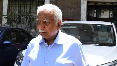 Mumbai, India - 20 Mar, 2020: Former Jet Airways Chairman Naresh Goyal alongwith wife Anita Goyal at ED office regarding Jet Airways case, in Mumbai, India, on Friday, 20 Mar, 2020. (Photo by Bhushan Koyande/HT) Mumbai, India - 20 Mar, 2020: Former Jet Airways Chairman Naresh Goyal alongwith wife Anita Goyal at ED office regarding Jet Airways case, in Mumbai, India, on Friday, 20 Mar, 2020. (Photo by Bhushan Koyande/HT)
