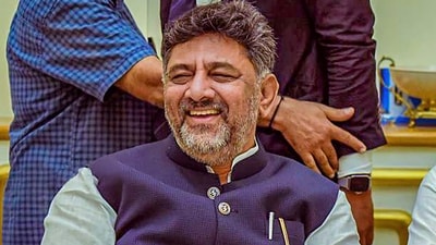‘Cong’s only agenda is to win Telangana,’: Karnataka Deputy CM DK Shivakumar (PTI)