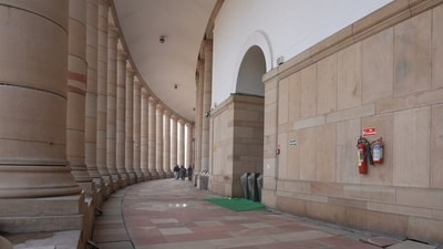The corridor at the Parliament House building, (PTI) The corridor at the Parliament House building, (PTI)