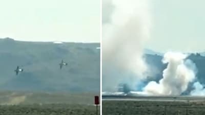 A live stream footage captured the incident, revealing how terrified onlookers screamed at the sight of the crash (Brian Murray screenshots/YouTube) A live stream footage captured the incident, revealing how terrified onlookers screamed at the sight of the crash (Brian Murray screenshots/YouTube)