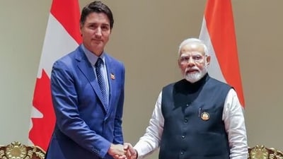 PM Modi and Justin Trudeau. (File)