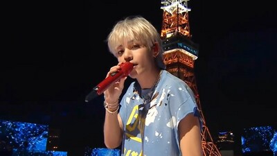 BTS's V crooned ‘Slow Dancing’ and ‘Love Me Again’ on Japan's Countdown TV. BTS's V crooned ‘Slow Dancing’ and ‘Love Me Again’ on Japan's Countdown TV.