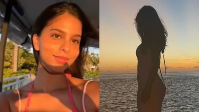 Suhana Khan shared a new picture and a clip on Instagram. Suhana Khan shared a new picture and a clip on Instagram.