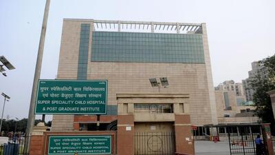 The infant has now been shifted to Child PGI in Sector 30. (HT Archive) The infant has now been shifted to Child PGI in Sector 30. (HT Archive)