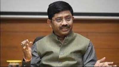 Uttar Pradesh minister for industry Nand Gopal Gupta Nandi. (HT file)