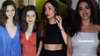 Alia Bhatt, Shaheen Bhatt, and Malaika Arora at Akansha Ranjan Kapoor's birthday bash. Alia Bhatt, Shaheen Bhatt, and Malaika Arora at Akansha Ranjan Kapoor's birthday bash.