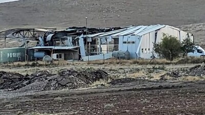 The drone strike targeted anti-terror forces at the Arbat airfield, southeast of Sulaimaniyah, which is mainly used by crop-spraying aircraft. (AFP)