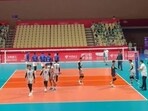 India put up a dominant performance to outclass Cambodia 3-0 in their opening match of the men's volleyball competition