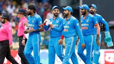 India captain Rohit Sharma and teammates Virat Kohli, Hardik Pandya, Jasprit Bumrah and KL Rahul (BCCI  Twitter)