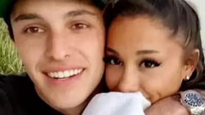 Ariana Grande and Dalton Gomez tied the knot in May 2021 at her home in Montecito, in a private ceremony (arianagrande/Instagram) Ariana Grande and Dalton Gomez tied the knot in May 2021 at her home in Montecito, in a private ceremony (arianagrande/Instagram)