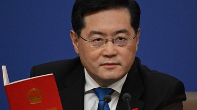 China's former foreign minister Qin Gang (AFP)