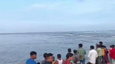 Five fishermen were rescued by a joint team of Coast Guard, Marine Police, Paradip Port Authority, and CISF personnel. (Videograb/PTI) Five fishermen were rescued by a joint team of Coast Guard, Marine Police, Paradip Port Authority, and CISF personnel. (Videograb/PTI)