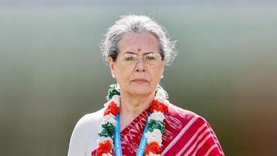 Former Congress president Sonia Gandhi. (ANI ) Former Congress president Sonia Gandhi. (ANI )