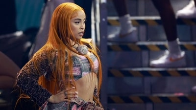 (FILE) US rapper Ice Spice performs on stage during the 2023 BET awards at the Microsoft Theatre in Los Angeles, California, on June 25, 2023. (AFP) (FILE) US rapper Ice Spice performs on stage during the 2023 BET awards at the Microsoft Theatre in Los Angeles, California, on June 25, 2023. (AFP)