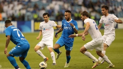 Neymar was included in the starting line-up for the first time since his 90 million euro ($96 million) move from Paris St Germain but was frustrated throughout the encounter. (REUTERS)