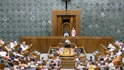 The timing of the bill proposing the quota, a year ahead of the national election, is significant (Sansad TV)