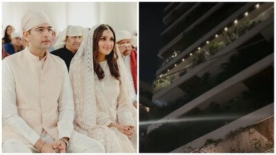 A glimpse of Parineeti Chopra house amid her wedding preparations. A glimpse of Parineeti Chopra house amid her wedding preparations.