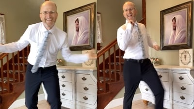 Ricky Pond dancing to Shah Rukh Khan’s Chaleya from the Jawan. (Instagram/@ricky.pond) Ricky Pond dancing to Shah Rukh Khan’s Chaleya from the Jawan. (Instagram/@ricky.pond)