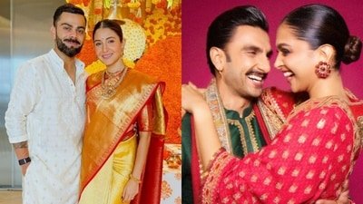 Anushka Sharma, Virat Kohli, Deepika Padukoneand Ranveer Singh celebrate Ganesh Chaturthi 2023. Anushka Sharma, Virat Kohli, Deepika Padukoneand Ranveer Singh celebrate Ganesh Chaturthi 2023.