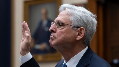 Attorney General Merrick Garland is sworn in as he appears before a House Judiciary Committee hearing, Wednesday, Sept. 20, 2023, on Capitol Hill in Washington. (AP) Attorney General Merrick Garland is sworn in as he appears before a House Judiciary Committee hearing, Wednesday, Sept. 20, 2023, on Capitol Hill in Washington. (AP)