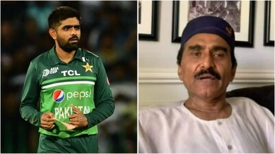 Javed Miandad (R) had a message for Babar and the rest of Pakistan team ahead of 2023 WC in India (AP/YouTube) Javed Miandad (R) had a message for Babar and the rest of Pakistan team ahead of 2023 WC in India (AP/YouTube)
