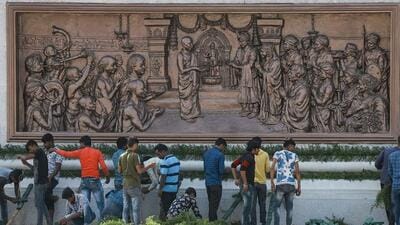 Gallery Sumukha’s owner says they never had anyone from the IT industry as a visitor. (PTI) Gallery Sumukha’s owner says they never had anyone from the IT industry as a visitor. (PTI)