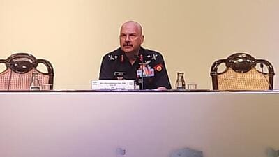 Major General Abhinaya Rai, additional director general, Strategic Planning. said the diplomatic row with Canada will not impact its participation in the conference (HT Photo) Major General Abhinaya Rai, additional director general, Strategic Planning. said the diplomatic row with Canada will not impact its participation in the conference (HT Photo)