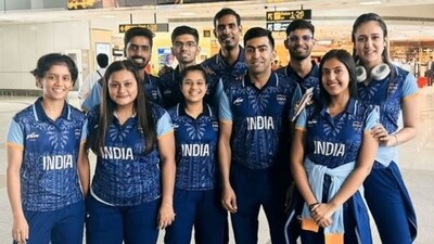 The Indian Table Tennis contingent for the Asian Games (Twitter) The Indian Table Tennis contingent for the Asian Games (Twitter)