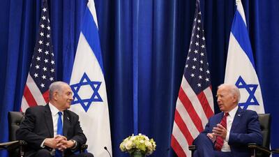U.S. President Joe Biden holds a bilateral meeting with Israeli Prime Minister Benjamin Netanyahu on the sidelines of the 78th U.N. General Assembly in New York City, U.S., September 20, 2023. (REUTERS) U.S. President Joe Biden holds a bilateral meeting with Israeli Prime Minister Benjamin Netanyahu on the sidelines of the 78th U.N. General Assembly in New York City, U.S., September 20, 2023. (REUTERS)