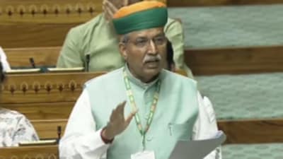Union law minister Arjun Meghwal (Twitter Photo) Union law minister Arjun Meghwal (Twitter Photo)