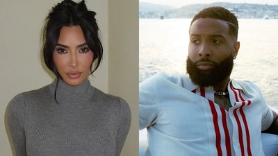 The reality star, 42, and the NFL player, 30, who plays for the Baltimore Ravens, have been “hanging out casually” (Instagram/Kim Kardashian/Odell Beckham Jr.)