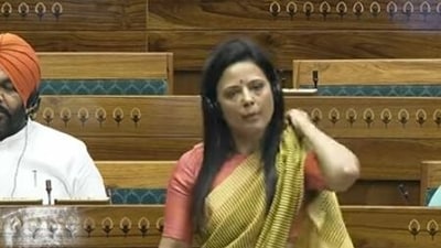 Mahua Moitra said Trinamool supports the women reservation bill because Mamata Banerjee is the mother of the bill.