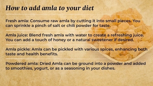Amla can help lower cholesterol levels and reduce sugar spikes. Amla can help lower cholesterol levels and reduce sugar spikes.