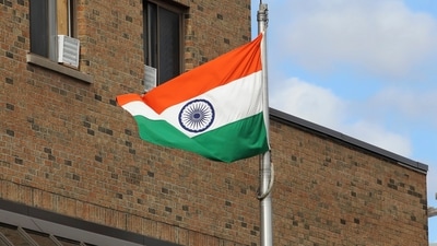 The Indian flag is seen flying at the High Commission of India in Ottawa on Wednesday. (AP) The Indian flag is seen flying at the High Commission of India in Ottawa on Wednesday. (AP)