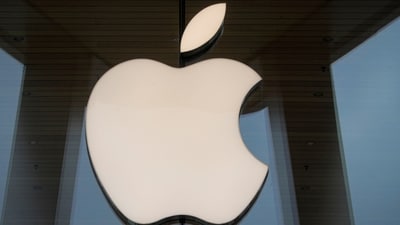 The Apple logo as seen at an Apple Store in Brooklyn, New York, U.S. (REUTERS)