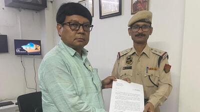 Congress leader Debabrata Saikia lodged the complaint at Nazira Police Station in Sivasagar district on Wednesday (Twitter/@DsaikiaOfficial) Congress leader Debabrata Saikia lodged the complaint at Nazira Police Station in Sivasagar district on Wednesday (Twitter/@DsaikiaOfficial)