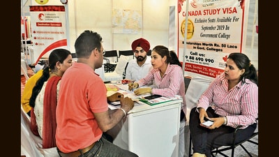 Data shows that of the roughly 551k new international students in Canada, the largest cohort was of Indians. (HT archive) Data shows that of the roughly 551k new international students in Canada, the largest cohort was of Indians. (HT archive)