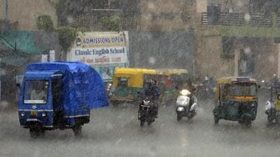 Heavy rainfall in Ahmedabad, Gujarat. (ANI File Photo) Heavy rainfall in Ahmedabad, Gujarat. (ANI File Photo)
