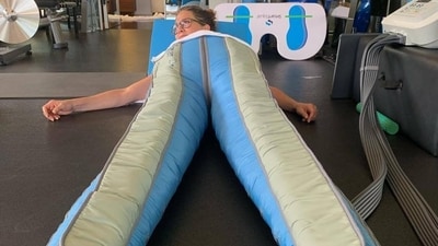 Actor Jennifer Aniston, 54, recently posted a picture on Instagram, wearing compression leggings