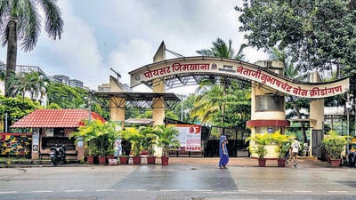 Mumbai, India - Sept. 20, 2023: Netaji Subhash Chandra Bose Kridangan, Poisar Gymkhana at Kandivali West in Mumbai, India, on Wednesday, September 20, 2023. (Photo by Satish Bate/ Hindustan Times) (Hindustan Times) Mumbai, India - Sept. 20, 2023: Netaji Subhash Chandra Bose Kridangan, Poisar Gymkhana at Kandivali West in Mumbai, India, on Wednesday, September 20, 2023. (Photo by Satish Bate/ Hindustan Times) (Hindustan Times)