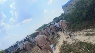 Rajasthan’s Deeg police conducting raids to nab cow smugglers (HT Photo)