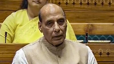 Defence Minister Rajnath Singh (PTI) Defence Minister Rajnath Singh (PTI)