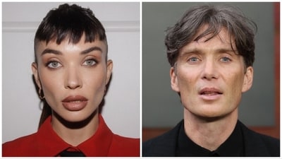 Amy Jackson's high cheekbones and light eyes do remind us of Cillian Murphy. Amy Jackson's high cheekbones and light eyes do remind us of Cillian Murphy.