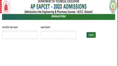AP EAMCET seat allotment result 2023 for final phase out, link here AP EAMCET seat allotment result 2023 for final phase out, link here