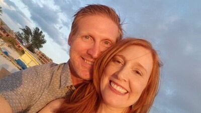Philip Paxson with his wife (Facebook)