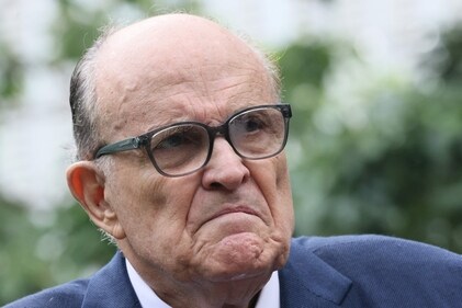 NEW YORK, NEW YORK - SEPTEMBER 11: Rudy Giuliani Faces Allegation of Groping at Jan. 6 'Stop the Steal' Rally Michael M. Santiago/Getty Images/AFP (Photo by Michael M. Santiago / GETTY IMAGES NORTH AMERICA / Getty Images via AFP) (Getty Images via AFP) NEW YORK, NEW YORK - SEPTEMBER 11: Rudy Giuliani Faces Allegation of Groping at Jan. 6 'Stop the Steal' Rally Michael M. Santiago/Getty Images/AFP (Photo by Michael M. Santiago / GETTY IMAGES NORTH AMERICA / Getty Images via AFP) (Getty Images via AFP)