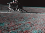 Chandrayaan-3 Vikram lander (ISRO/Twitter) Chandrayaan-3 Vikram lander (ISRO/Twitter)