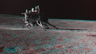 Chandrayaan-3 Vikram lander (ISRO/Twitter) Chandrayaan-3 Vikram lander (ISRO/Twitter)