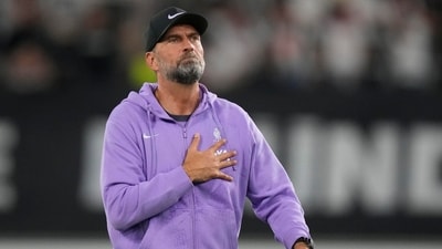 Liverpool manager Jurgen Klopp gestures to fans after the Europa League group E match between Linzer ASK and Liverpool. (AP) Liverpool manager Jurgen Klopp gestures to fans after the Europa League group E match between Linzer ASK and Liverpool. (AP)